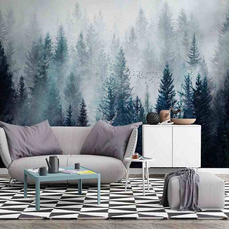 Nordic Forest Mural Wallpaper (SqM)