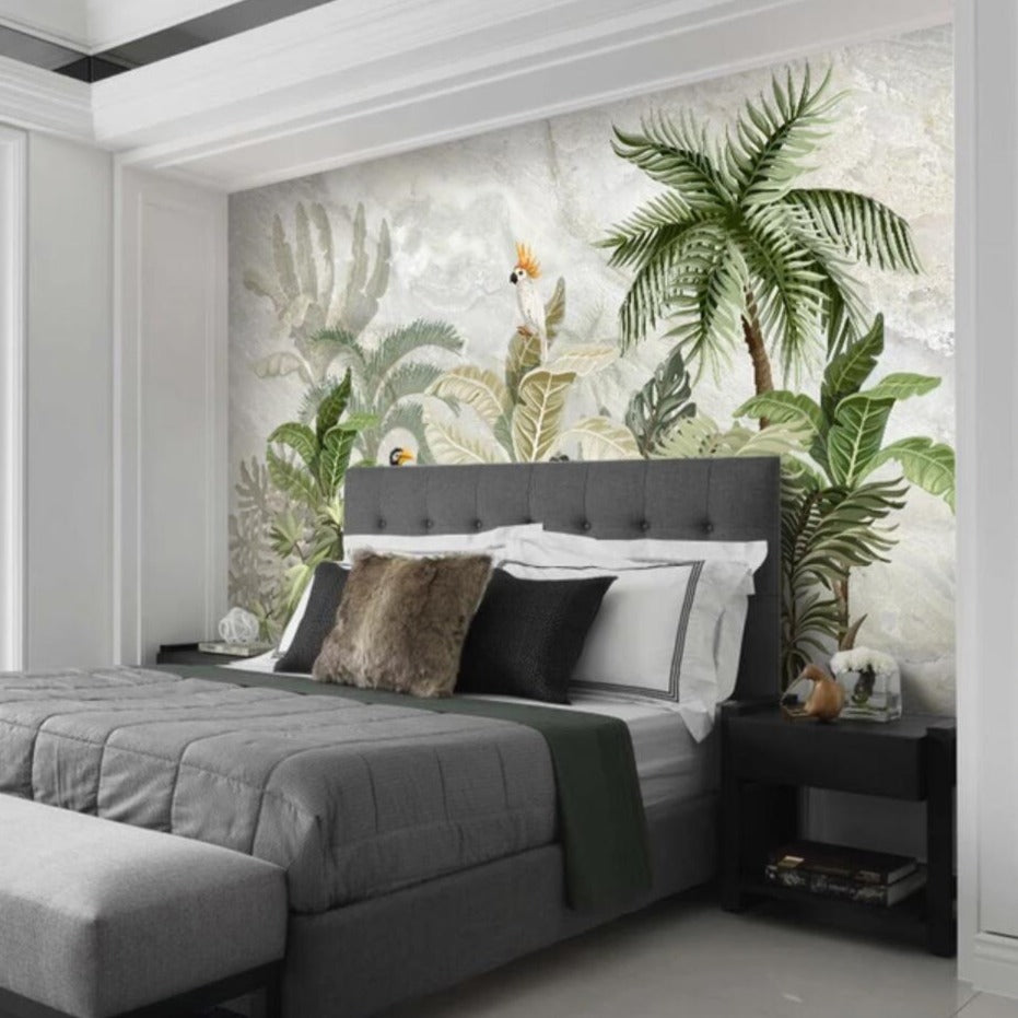 Birds of Paradise Mural Wallpaper (SqM)