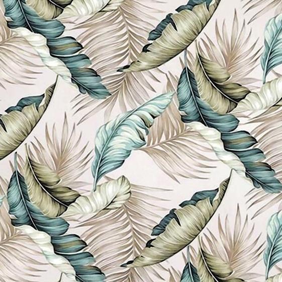 Abstract Tropical Leaves Mural Wallpaper (SqM)