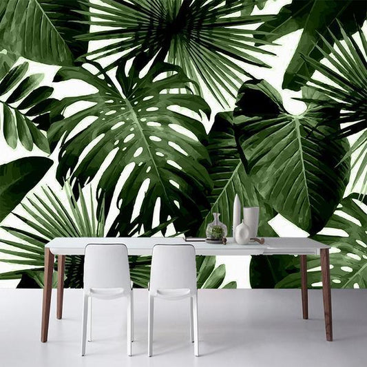 Banana Dark Leaves Wall Mural (SqM)