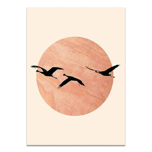 Abstract Moon Canvas Print