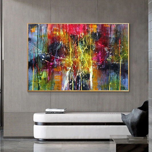 Sunset Abstract Canvas Print