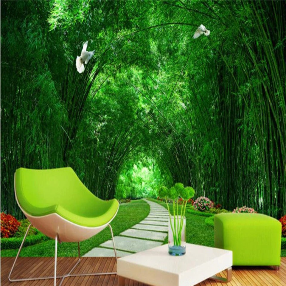 Bamboo Forest Wall Mural (SqM)