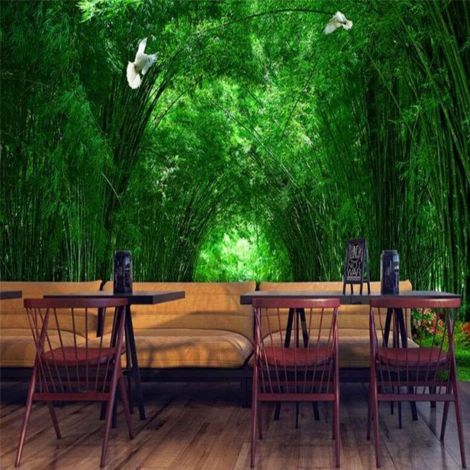 Bamboo Forest Wall Mural (SqM)
