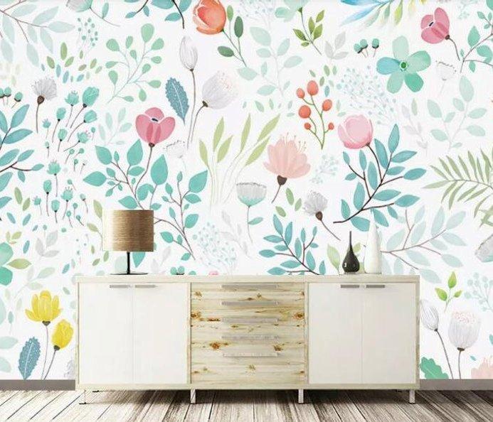 Botanical Floral Wall Mural (SqM)