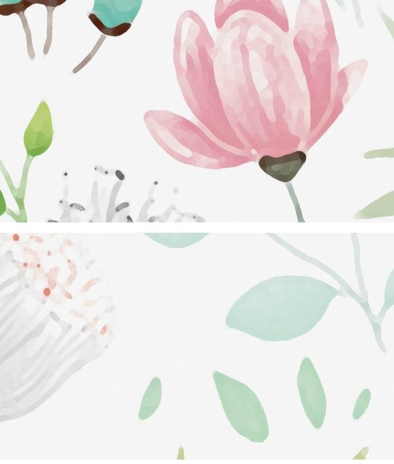Botanical Floral Wall Mural (SqM)