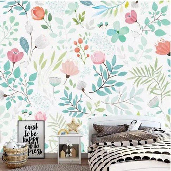 Botanical Floral Wall Mural (SqM)