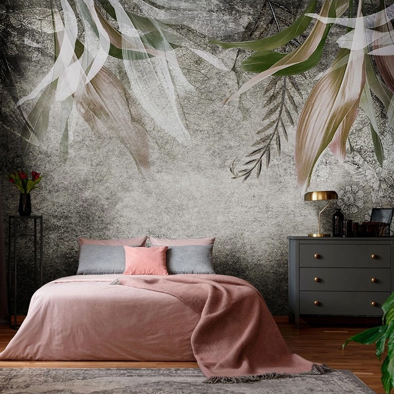 Tropical Breeze Retro Mural Wallpaper (SqM)