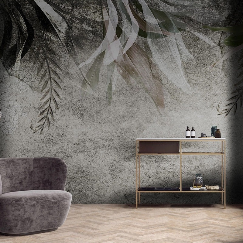 Tropical Breeze Retro Mural Wallpaper (SqM)