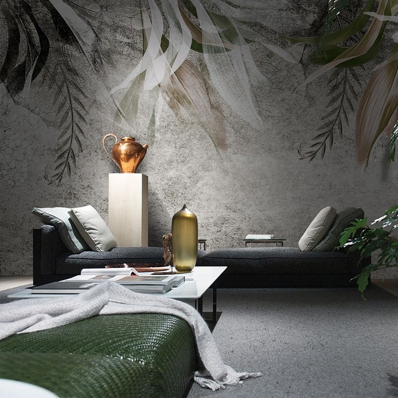 Tropical Breeze Retro Mural Wallpaper (SqM)