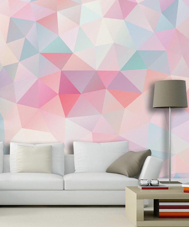 Colorful Geometric Fantasy Mural Wallpaper (SqM)