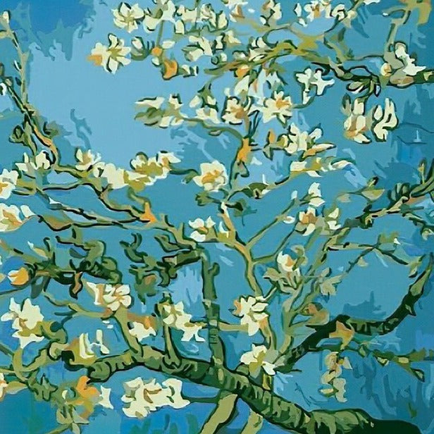 DIY Paint By Numbers -  Almond Blossom by Van Gogh Painting Canvas