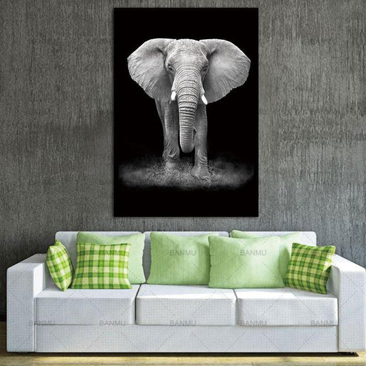 Elephant Canvas Wall Art