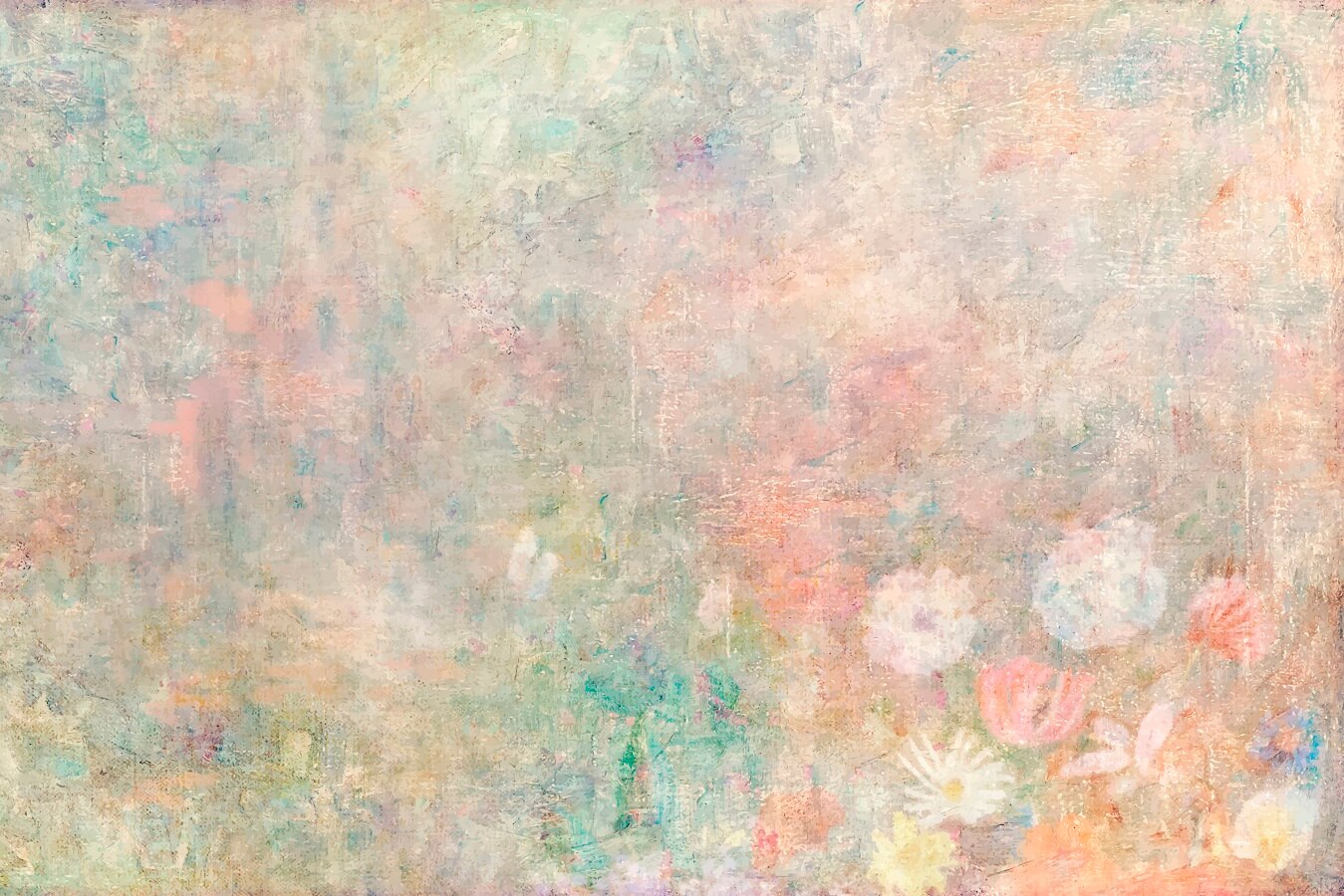 Flowers Dreams Mural Wallpaper (SqM)