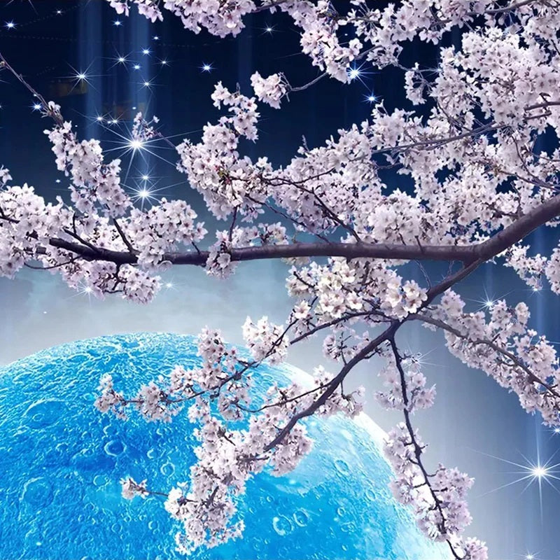 Full Moon Photo Mural Wallpaper (SqM)
