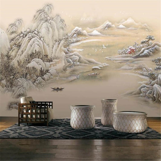 Beautiful Landscape Scenery Mural Wallpaper (SqM)
