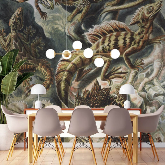 Lizards Lacertilia Mural Wallpaper (SqM)