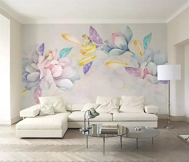 Magnolia Flowers Wall Mural (SqM)