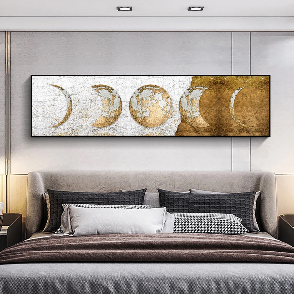 Moon Phases Canvas Print