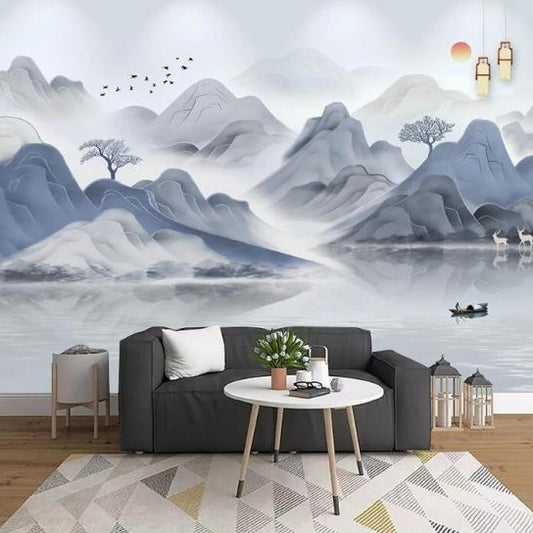 Peaceful Morning Mural Wallpaper (SqM)