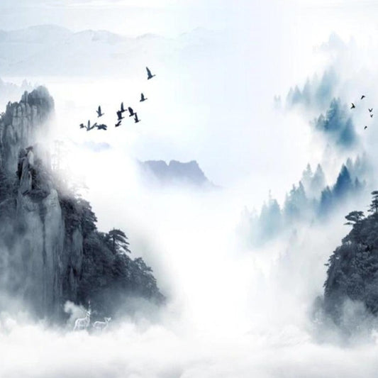 Mountain Mists Wall Mural (SqM)