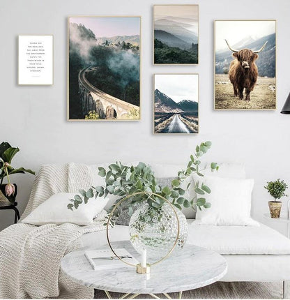 Nordic Landscape Canvas Print