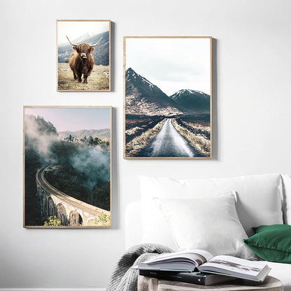 Nordic Landscape Canvas Print