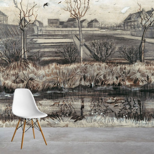 Nursery on Schenkweg by Van Gogh Mural Wallpaper (SqM)