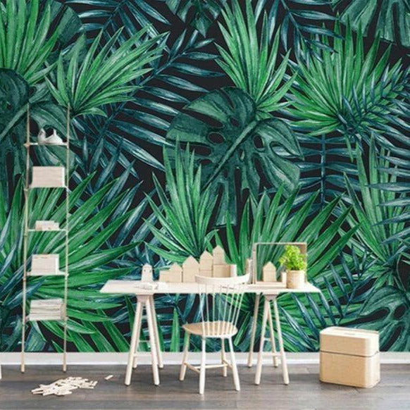Palm Leaves Wall Mural (SqM)