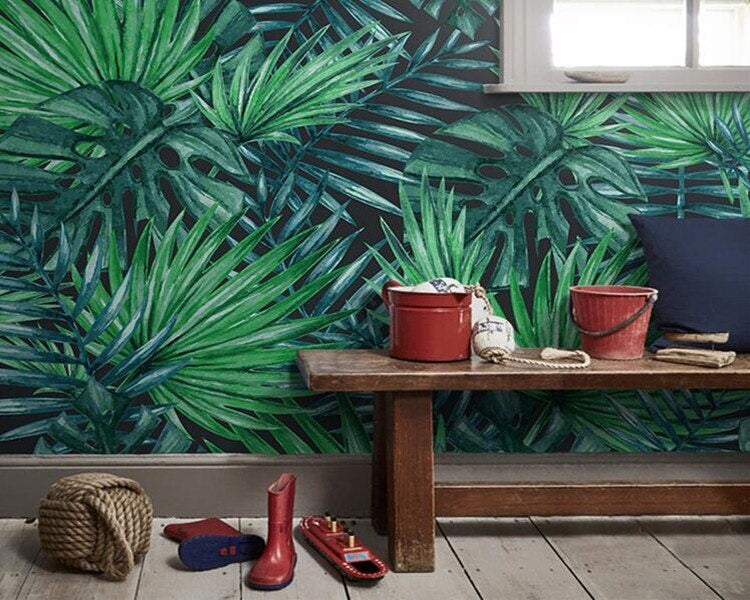 Palm Leaves Wall Mural (SqM)