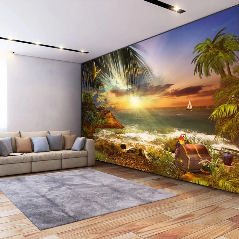 Paradise Island Photo Mural Wallpaper (SqM)