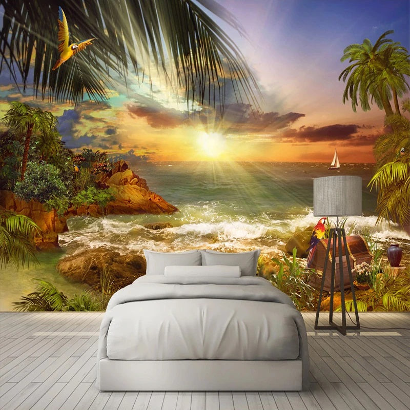Paradise Island Photo Mural Wallpaper (SqM)