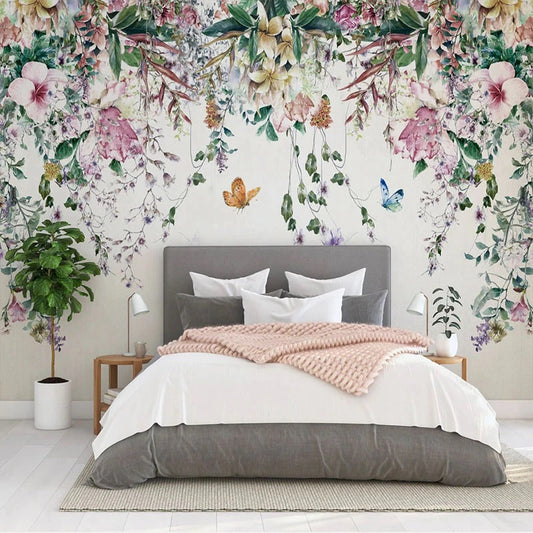 Pastoral Floral Dream Mural Wallpaper (SqM)