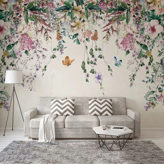 Pastoral Floral Dream Mural Wallpaper (SqM)