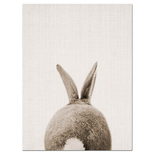 Rabbit Bunny Tail Canvas