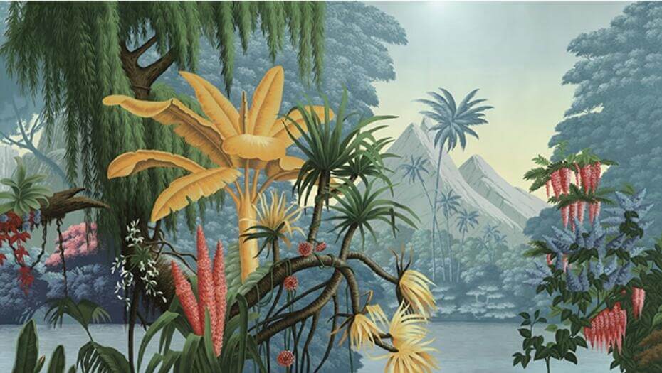 Rainforest Landscape Mural Wallpaper (SqM)