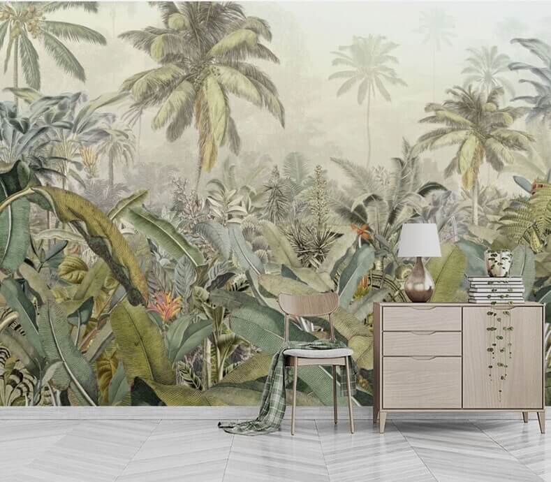 Rainforest Splendor Mural Wallpaper (SqM)