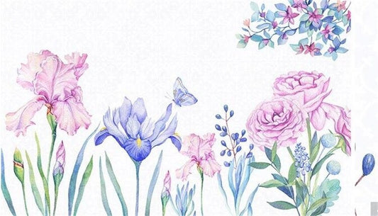 Spring Floral Story Wall Mural (SqM)