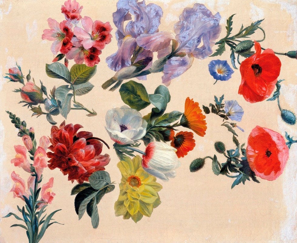 Summer Flowers Mural Wallpaper (SqM)