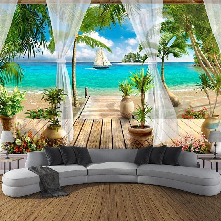 Sunny Beach Wall Mural (SqM)