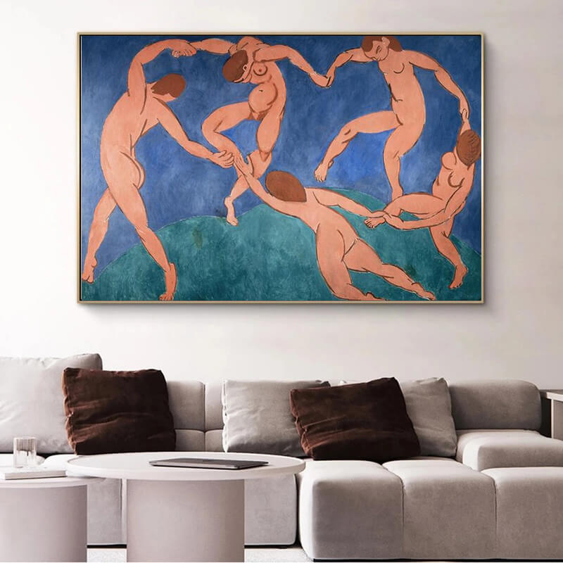 The Dance Henri Matisse Abstract Canvas Print | Art Poster Wall Art For Modern Living Room Bedroom Home Decor