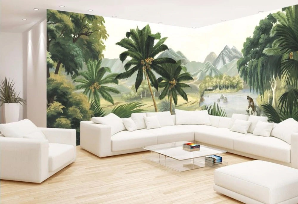 Tropical Oasis Mural Wallpaper (SqM)