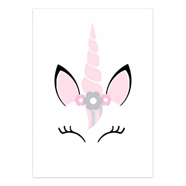 Unicorn Baby Canvas Print
