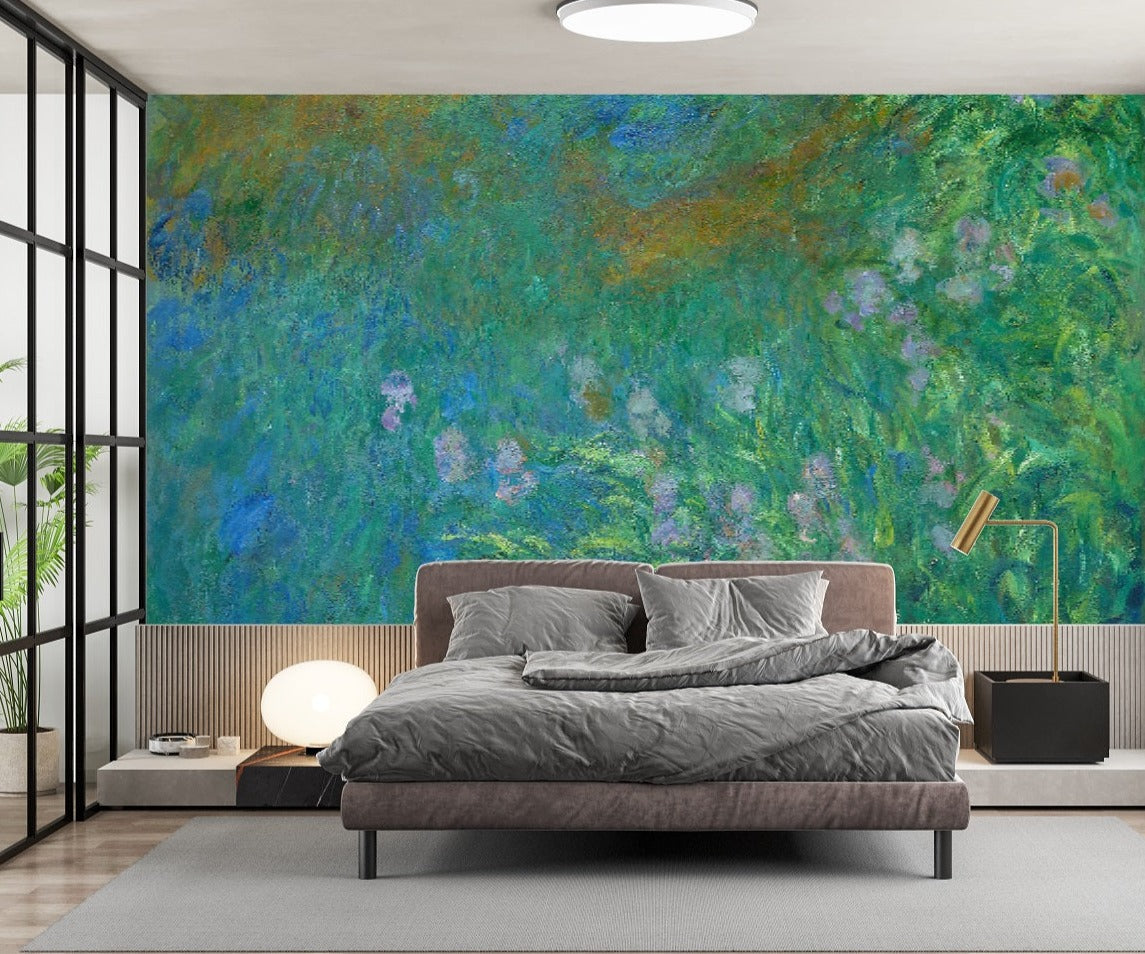 Irises Art Mural Wallpaper (SqM)