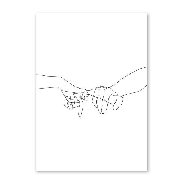 Line Touch Prints