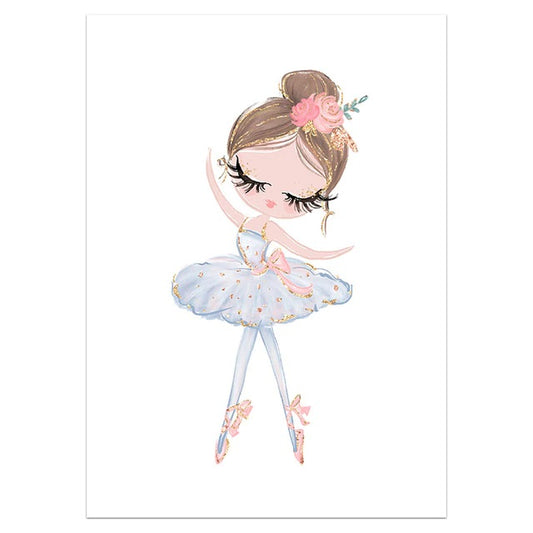 Little Ballerina Sabrina Canvas Print