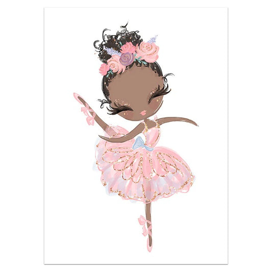 Little Ballerina Shirley Canvas Print