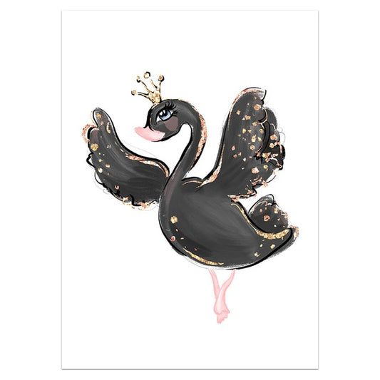 Black Swan Canvas Print