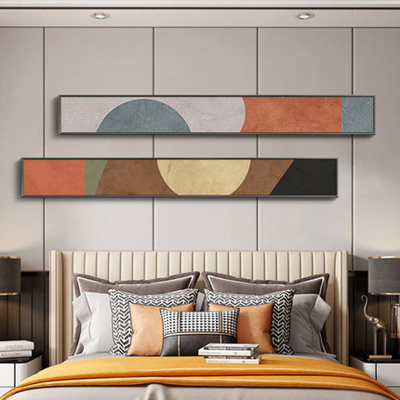 Abstract Vertical Color Block Canvas Prints | Slim Format Wall Art For Living Room Bedroom Home Office Decor