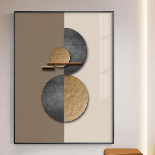 Abstract Spherical Geometric Canvas Prints For Living Room Bedroom Home Office Interior Decor